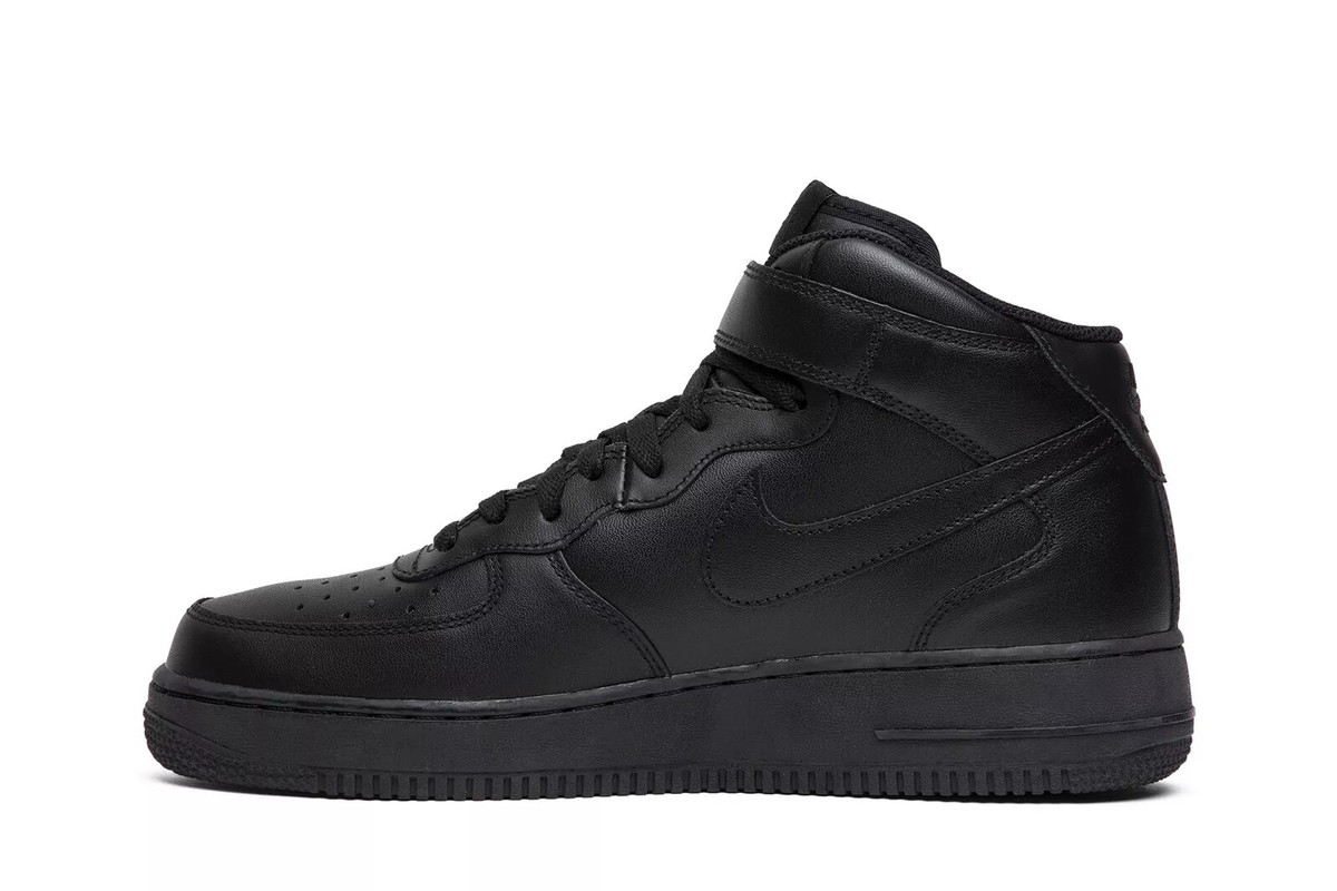 Nike Air Force 1 Mid 07 Triple Black 315123-001/CW2289-001 Men's