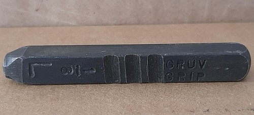 Young Bros. Gruv-Grip 1/8" Steel Letter "L" Stamps Individual Replacement 03273L - Picture 2 of 3