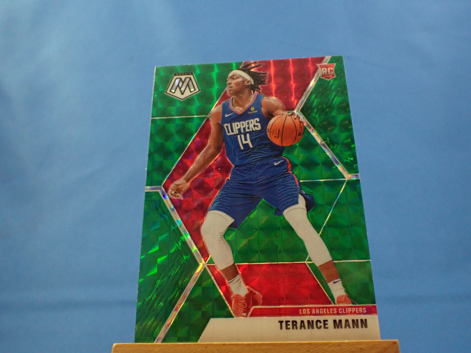 Terance Mann Mosaic 2019-20 RC Rookie Green Prizm