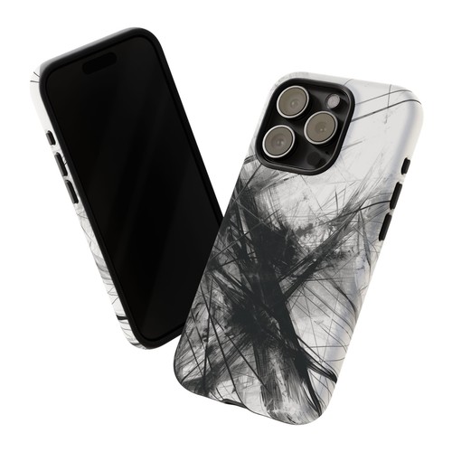 For iPhone / Galaxy / Pixel | Phone-Ink Case - Abstract Void Black Chaos - 第 12/173 張圖片