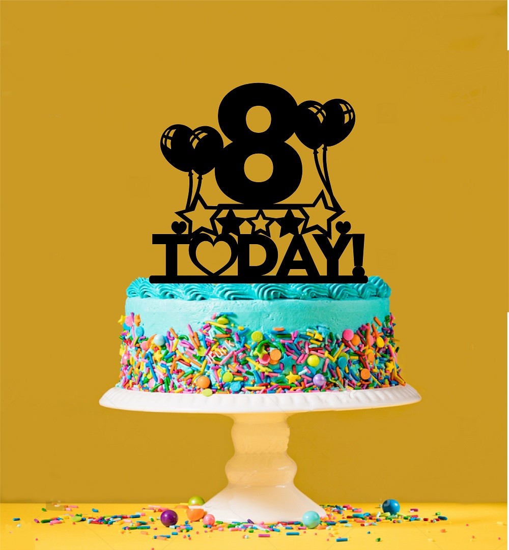 Happy birthday acrylic cupcake topper - België
