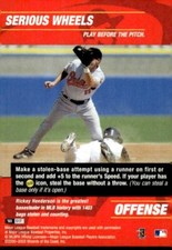 2003 MLB Showdown #S17 Serious Wheels Baltimore Orioles