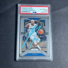 2019-20 Panini Prizm #44 Terrence Ross Signed Card AUTO PSA Slabbed Magic