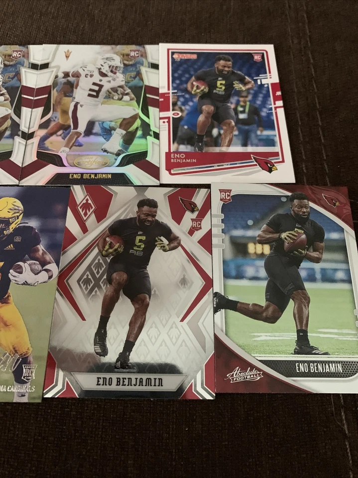Eno Benjamin Rookie Lot. Cardinals. Luminance, Phoenix Red, Certified. - Image 3 of 3