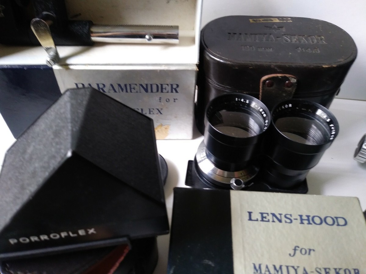 Vintage Mamiya C330 Lens Outfit with accessories