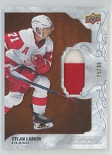 2019-20 Upper Deck Engrained Mahogany Premium Materials Dylan Larkin 25/35 #18