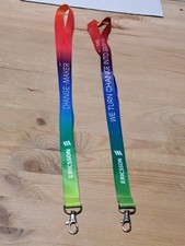 Lot of 2 Ericsson Lanyards Badge Holders Keychains Mobile Telecommunications