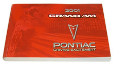 2001 Pontiac Grand Am Factory Original Glovebox Owners Manual Book 2001 Pontiac Grand Am Factory Original Glovebox Owners Manual Book
