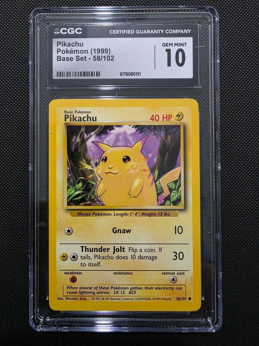 Pokémon Pikachu Base Set Cards for sale - eBay