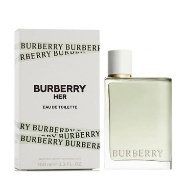 Burberry Her Eau de Toilette Spray For Womens EDT Perfume 3.3 oz(100 ml) New Box