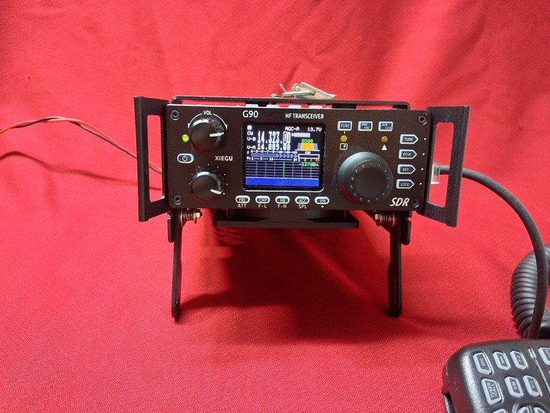 XIEGU G90 HF SDR TRANSCEIVER WITH CE-19 AND G90-H1 FAN NICE!