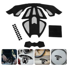 2 Sets Padding Kit Breathable Sponge Cushion Pads for Motorcycle Cycling