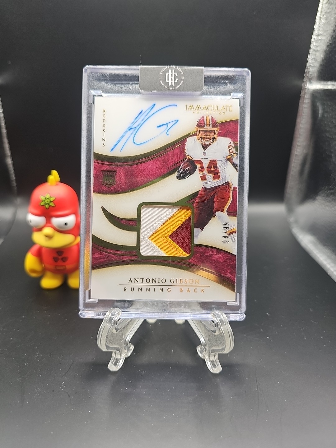 2020 Panini Immaculate Antonio Gibson 3 Color RPA 94/99 #129