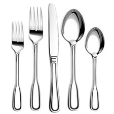 Nice Kitchen Silverware Set for 8, Stainless Steel Cutlery Set 40 Piece Ashford