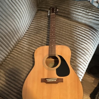 Eterna Dreadnought 6-String Right-Handed Acoustic Guitar Natural Wood