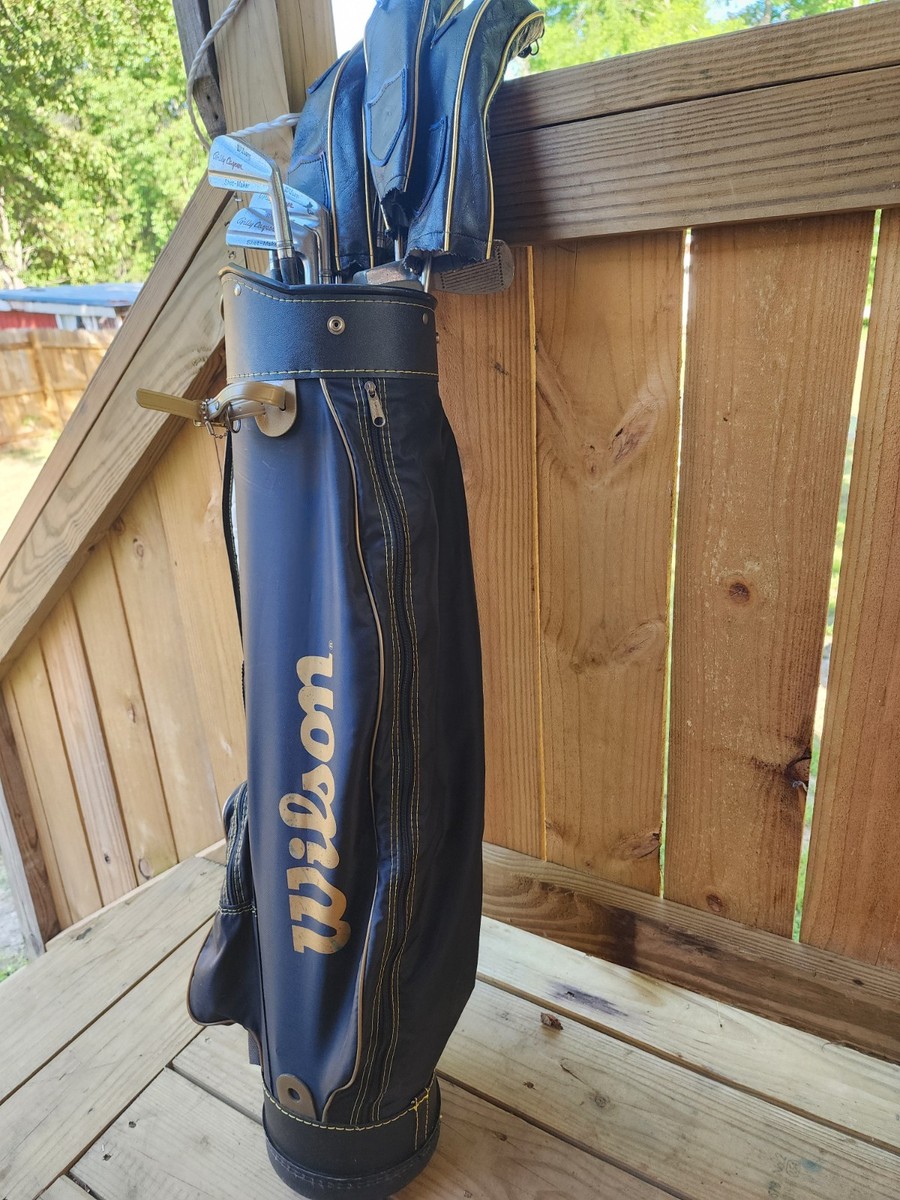 Vintage Wilson Golf Bag And 14 Clubs | eBay