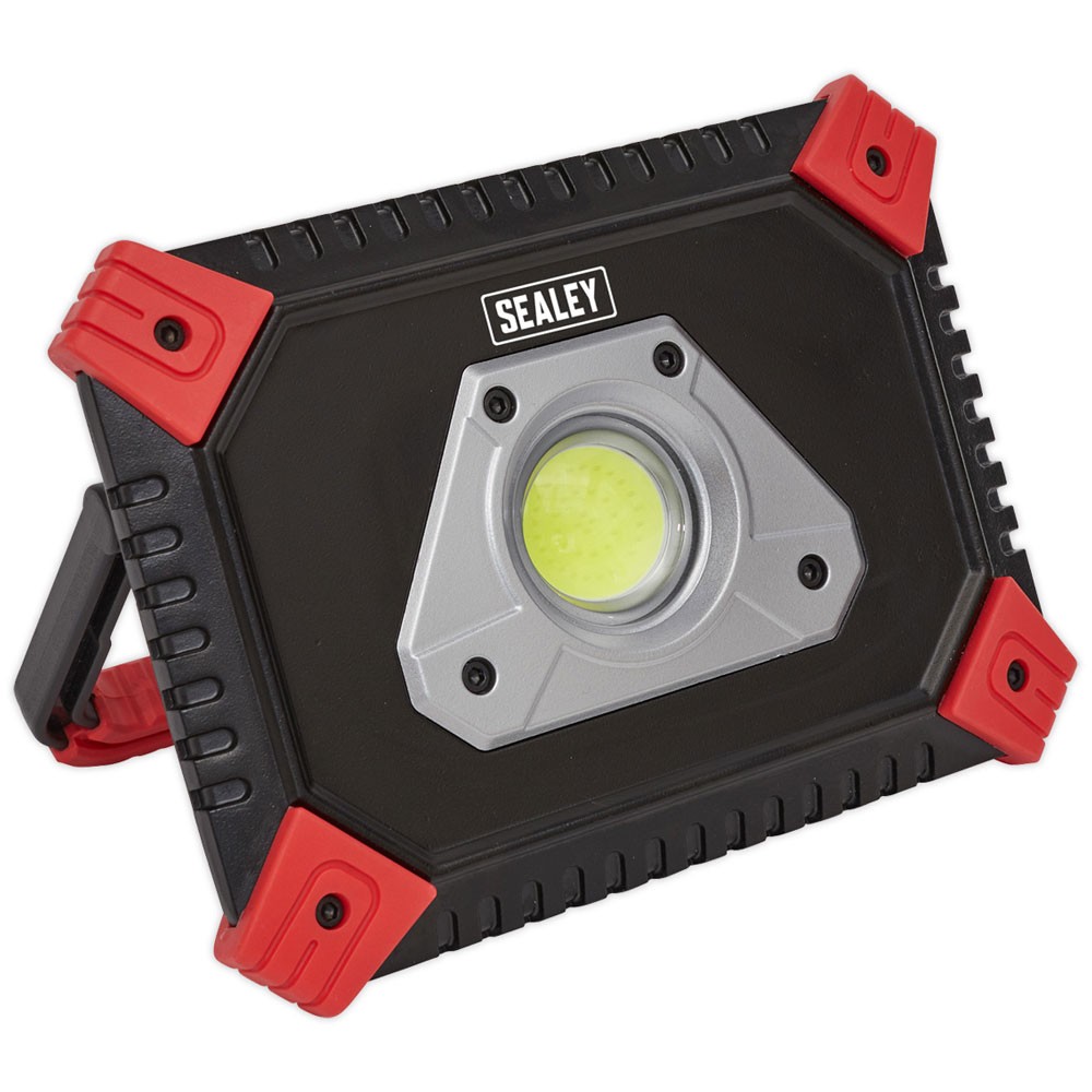Sealey Rechargeable Portable Floodlight + Power Bank 20W COB LED