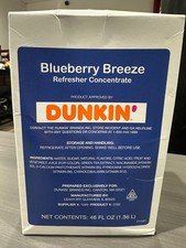 Dunkin Donuts Blueberry Breeze Refresher Concentrate Good Through April 26 Dunkin Donuts Blueberry Breeze Refresher Concentrate Good Through April 26 - Image 1