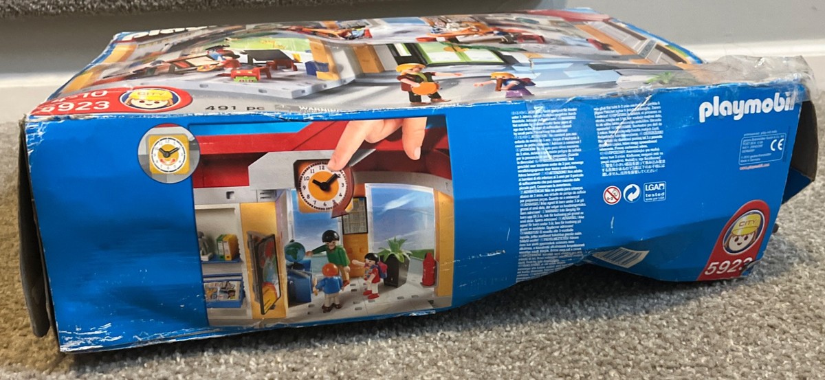 Playmobil 5923 Vintage 1990 School Lots Accessories Original Box