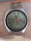 Vintage 75 Seiko Sports Diver 6119-8450 Watch, Orig Razor Band, Beautiful, Works