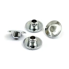 5/16 in. Chrome Caps/Plugs (pack of 4) fits Harley-Davidson Handlebar Top Clamp