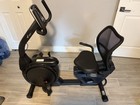 MERACH Upright Exercise Bike, Adjustable Seat, LCD Display, Black — photo 1