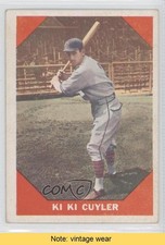 1960 Fleer Baseball Greats Kiki Cuyler #75 HOF READ 0u7