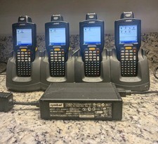 "Lot of 4" Symbol MC32N0 Mobile Barcode Scanners with a Charging Station