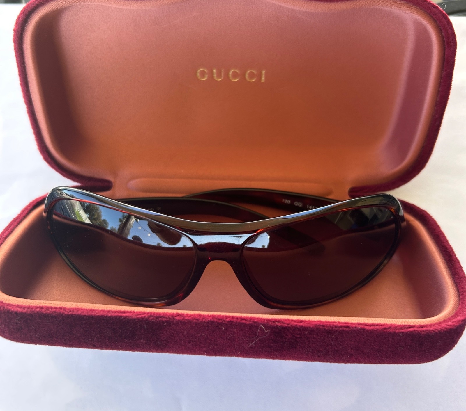 Vintage Gucci sunglasses with case