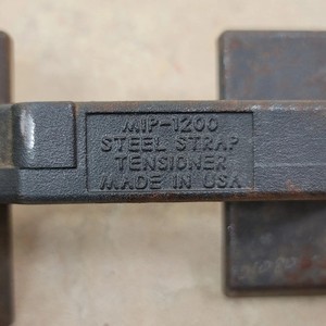 MIP-1200 Steel Strap Tensioner & FDN 1/2 - 2 & 5/8-3 Crimper Strapping Tool Lot