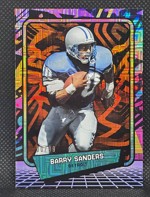 Panini 2026 Decades 90s Pop Culture Barry Sanders #43 Orange # /99
