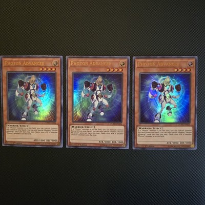 Yugioh Photon Advancer x3 (DUPO-EN034) Ultra Rare 1st Ed NM/M