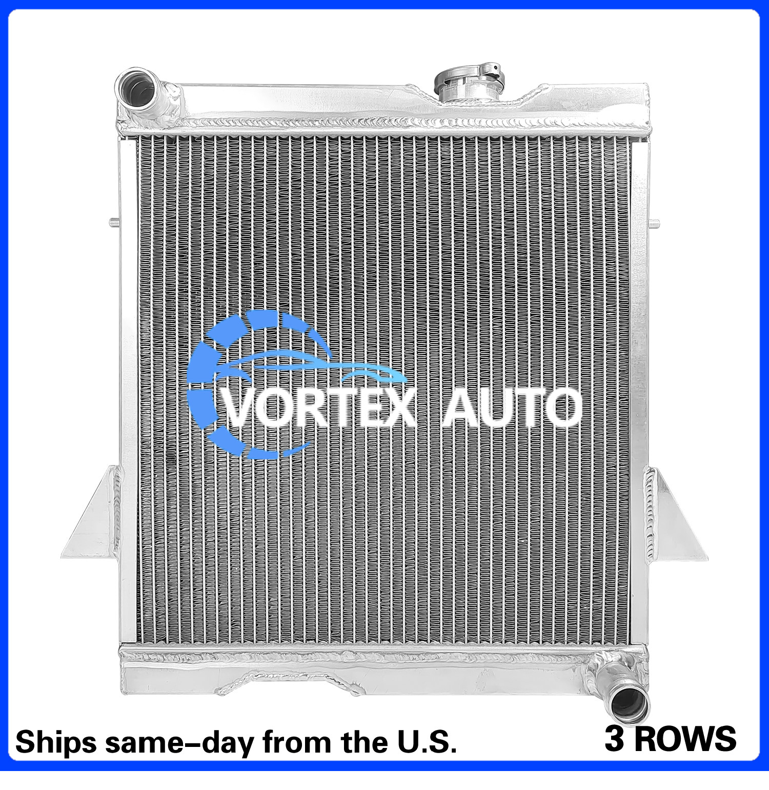 Aluminum Radiator For Triumph TR6 1969-1974 1970 1971；TR250 1967 1968 2.5L l6 MT