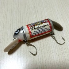 Heddon Big Bud Budweiser Color Used Fishing Lure, Rare Collectible