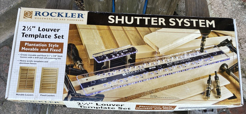 Rockler Shutter System 2-1/2” Louver Template Set