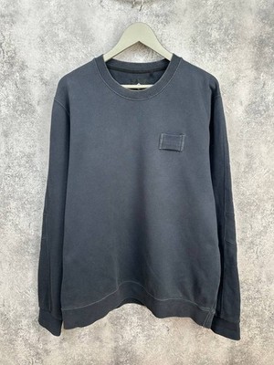 Ma.Strum Crew Neck Sweatshirt Utility Patch Pullover Faded Navy Herren Gr. XXL