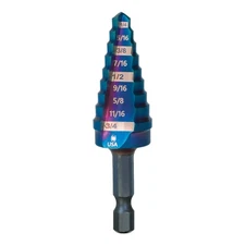 Spyder 1/4 to 3/4-Inch Hex Shank 9 Step Drill Bit 19021