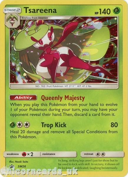 Tsareena SM26 Promo Holo Mint Pokemon Card