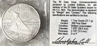50 State Rhode Island Commemorative 1 Oz .999 Fine Silver Bullion Quarter Coin