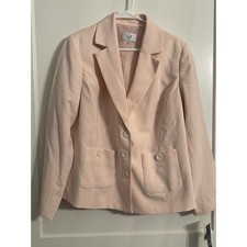 LE Suit Size 14W Pink, Lt Blossom Suit Jacket Blazer Formal Dressy Women, NWT