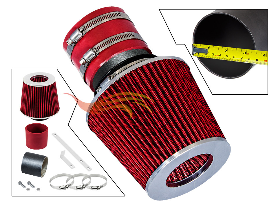 XYZ RW RED Short Ram Air Intake+Filter For 2003-2006 KIA Sorento LX EX 3.5L V6