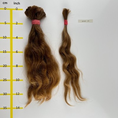 Europäisches EchthaarRohhaare  hellblond mind.100 Gr 30-35cm - 300525170A