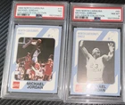 Collegiate Collection Michael Jordan 1989 North Carolina Tar Heels PSA Cards Lot