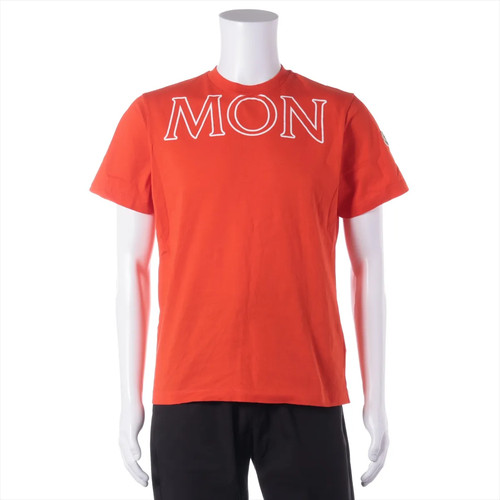 Moncler, Moncler 22 years Cotton T-shirt S Men's Orange