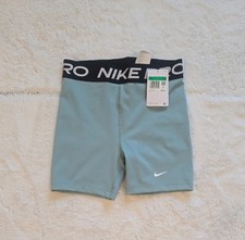 Nike Pro Unisex Kids Biker Compression Shorts XL Blue Black Stretch IF1737-017