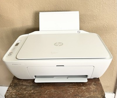 HP DeskJet 2752e White Wireless Color All-In-One Inkjet Printer 2021 Preowned