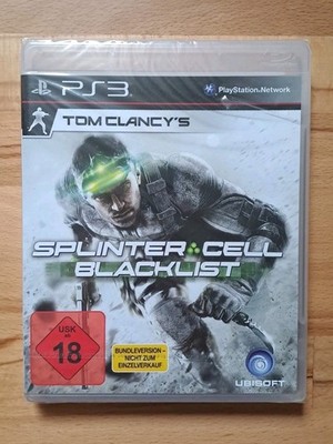 Tom Clancy's Splinter Cell: Blacklist - PS3 - Neu - sealed - Falte in der Folie