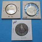 1959, 1964, 1967 Canadian Half Dollars - Silver Half Dollars