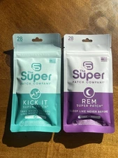 The Super Patch Company:The Kick-It Patch & The REM Patch Pack Of 28 Patches