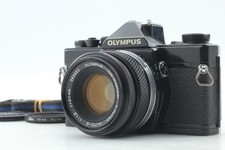 NEAR MINT Olympus OM-1 SLR 35mm Film Camera Auto-S 50mm F/1.8 Lens From Japan